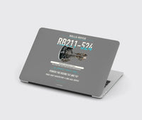 Thumbnail for RB211-524 design on gray MacBook case