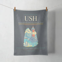 Thumbnail for Malvinas Argentinas International Airport (USH) design on gray towel