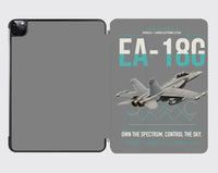 Thumbnail for EA-18G Growler design on gray ipad tablet case