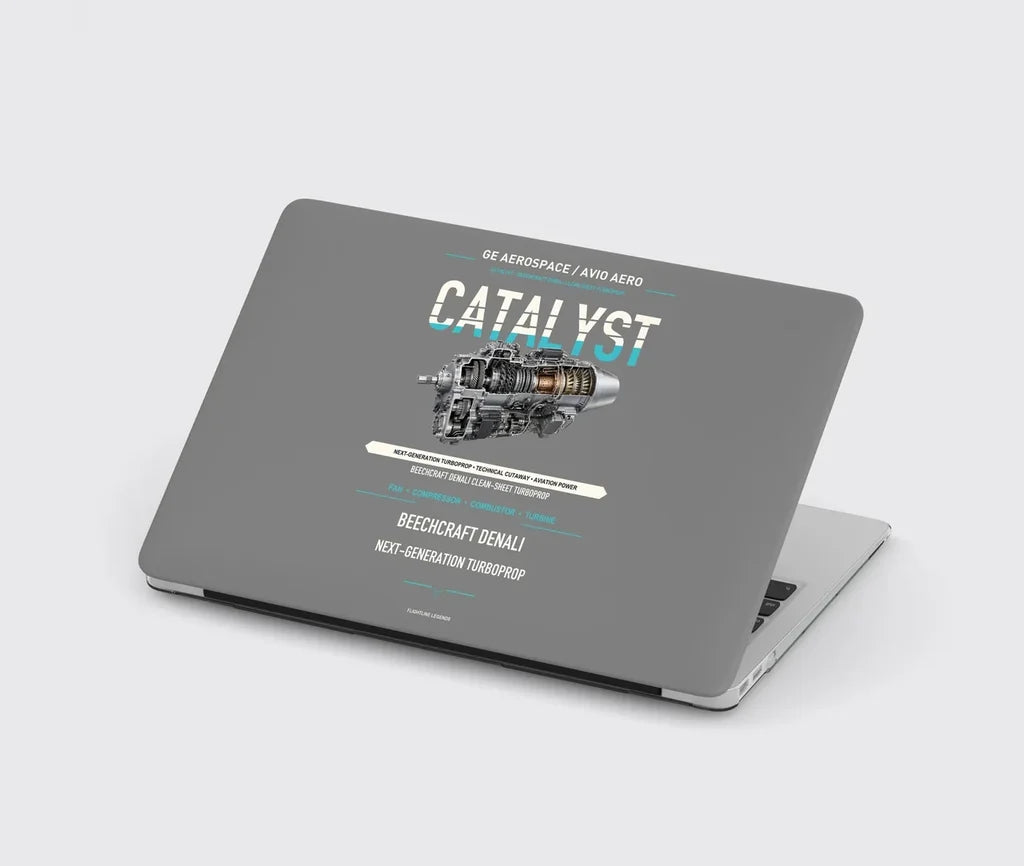 CATALYST design on gray MacBook case