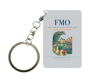 Thumbnail for Munster Osnabruck International Airport (FMO) design on light gray key chain