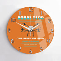 Thumbnail for DJI Agras T100 design on orange no frame wall clock