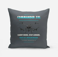 Thumbnail for Draganfly Commander 3XL design on gray pillow