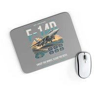 Thumbnail for F-14D Tomcat design on gray rectangle mouse pad