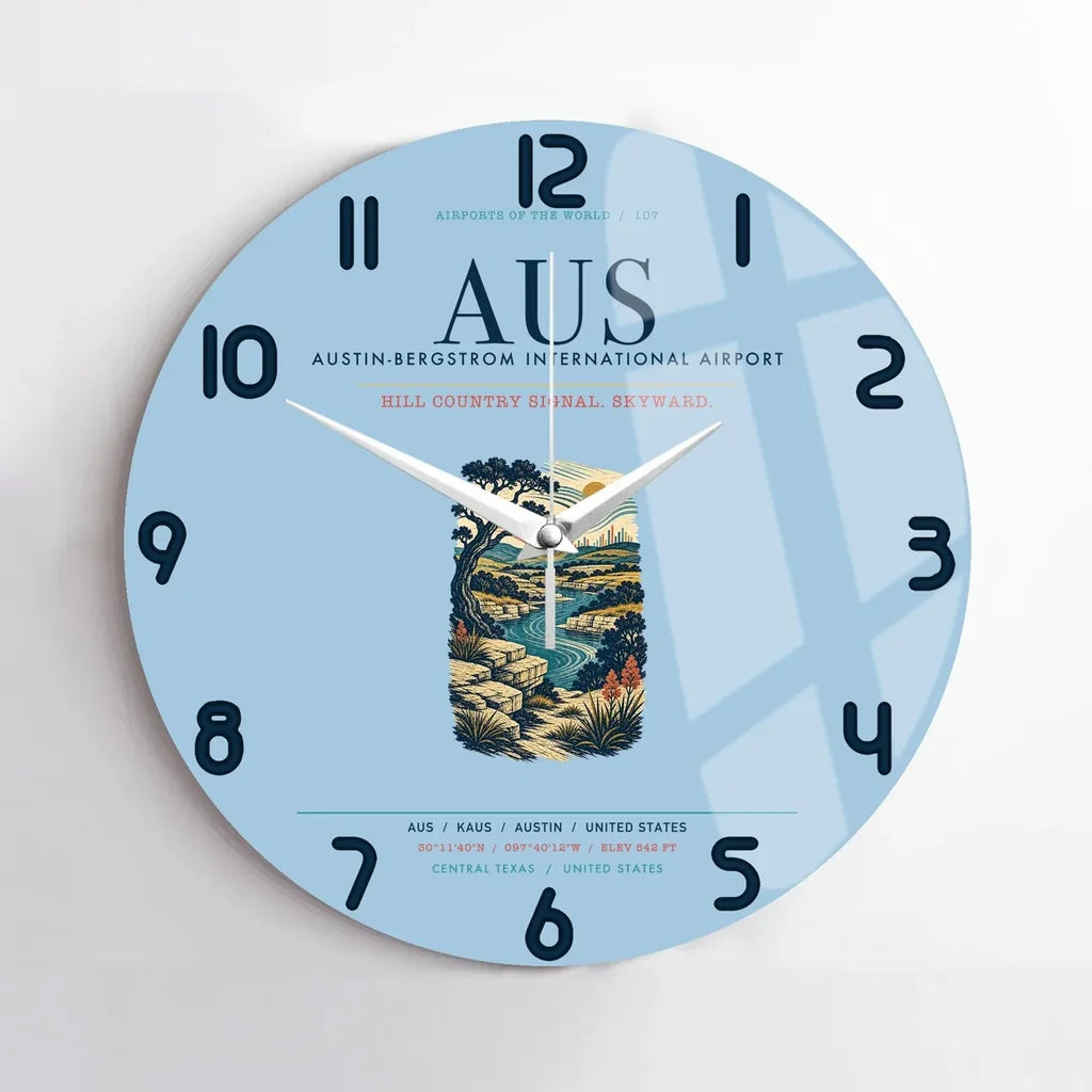 Austin-Bergstrom International Airport AUS - Blue