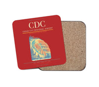 Thumbnail for Cedar City Regional Airport CDC Coaster 1-Piece - Red