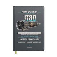 Thumbnail for JT8D design on gray notebook