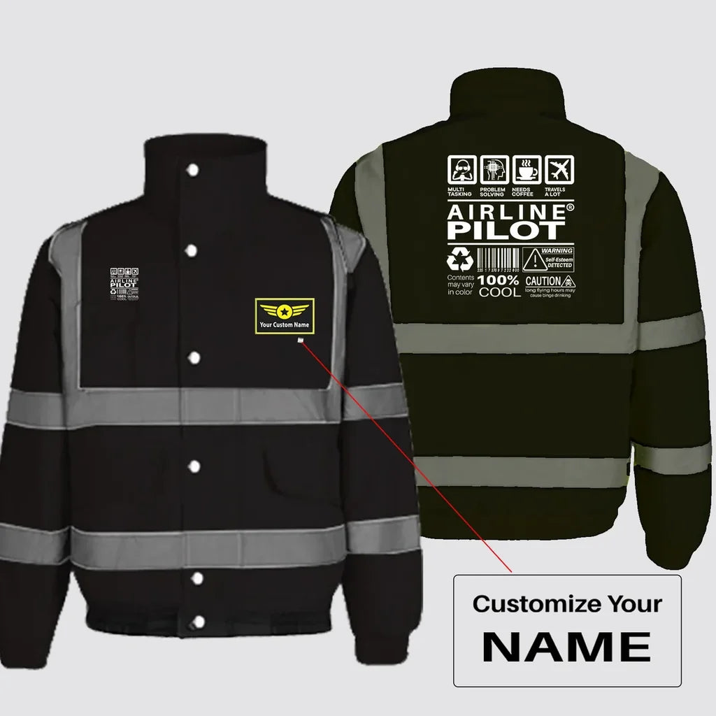 Airline Pilot Label Winter Jacket - view 11