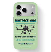 Thumbnail for DJI Matrice 400 Case design on light green iphone case