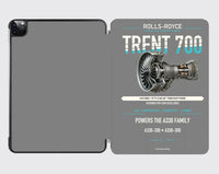 Thumbnail for TRENT 700 design on gray ipad tablet case
