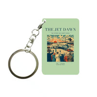Thumbnail for VINTAGE G4113 - The Jet Dawn - Designed Key Chain design on lightgreen