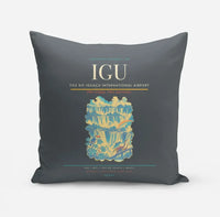 Thumbnail for Foz do Iguaçu International Airport (IGU) design on gray pillow
