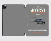 Thumbnail for Bell 407GXi design on gray ipad tablet case