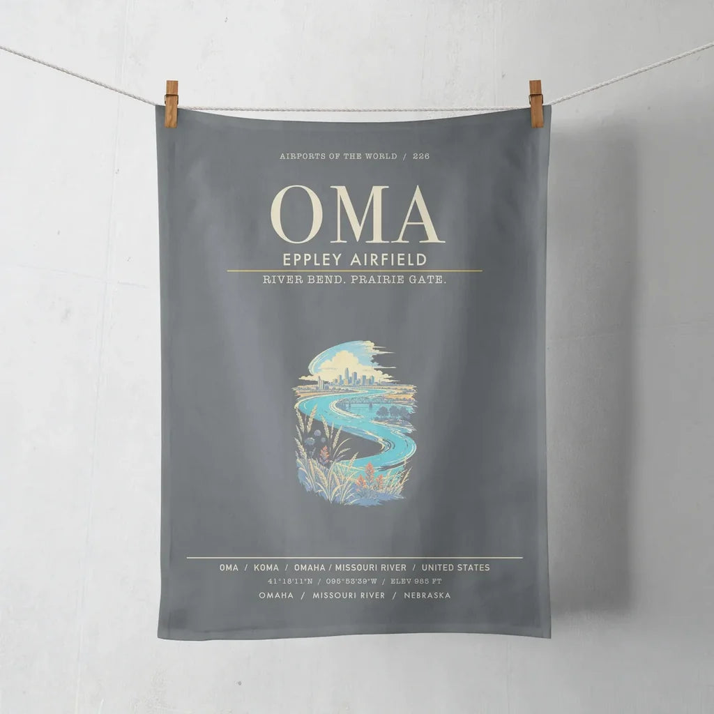 Omaha Eppley Airfield OMA - Gray