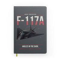 Thumbnail for F-117A Nighthawk design on gray notebook