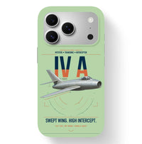 Thumbnail for Dassault Mystère IV A design on light green magsafe iphone case, for iPhone 17 Pro
