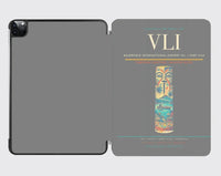 Thumbnail for Bauerfield International Airport (VLI) design on gray ipad tablet case
