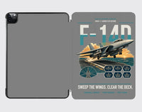Thumbnail for F-14D Tomcat design on gray ipad tablet case