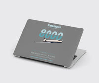 Thumbnail for Bombardier Global 8000 design on gray MacBook case