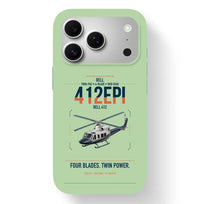 Thumbnail for Bell 412EPI design on light green magsafe iphone case, for iPhone 17 Pro