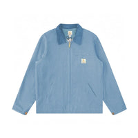 Thumbnail for Workwear Canvas Retro Hunting Outfit Autumn Coat Detroit Pilot Jacket - view 12