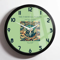 Thumbnail for VINTAGE G4131 - The Farewell Pistons - Designed Wall Clocks design on lightgreen framed