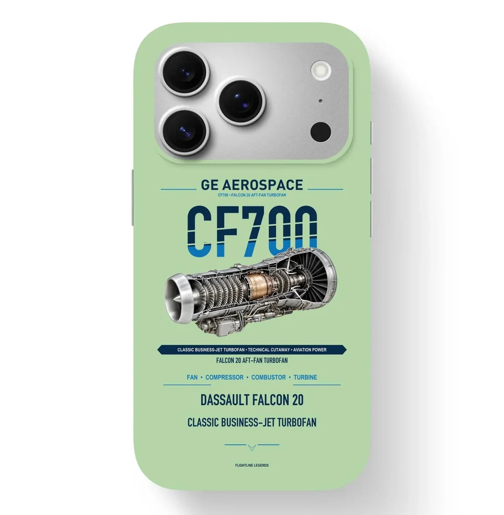 CF700 Case design on light green iphone case
