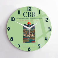 Thumbnail for Jorge Wilstermann International Airport CBB Wall-Clock No-Frame - Light Green