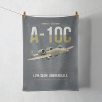 Thumbnail for A-10C Thunderbolt II design on gray towel