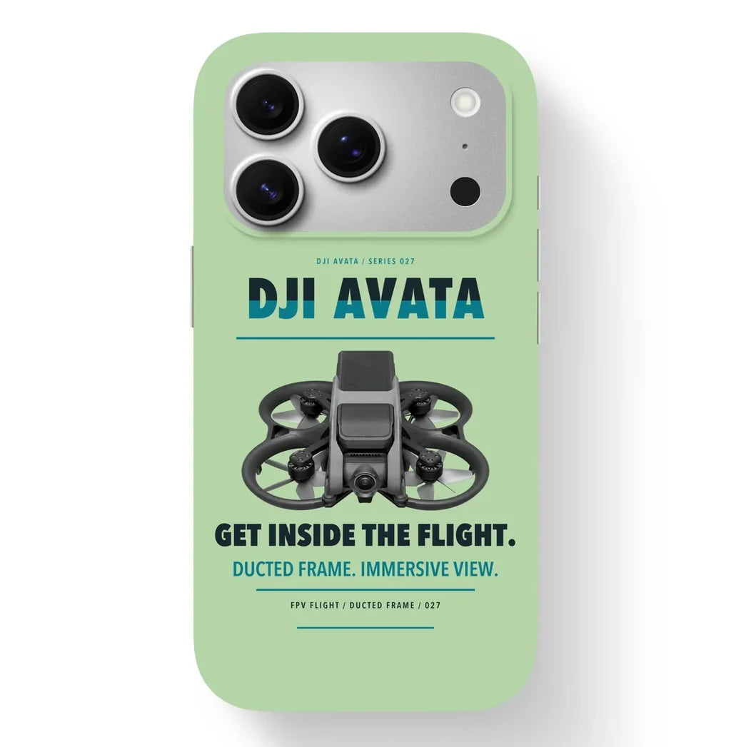 DJI Avata Case design on light green iphone case