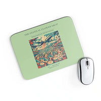 Thumbnail for VINTAGE G4406 - The Festival Flower Drop - Designed Mouse Pads design on lightgreen rectangle