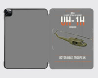Thumbnail for Bell UH-1H Iroquois design on gray ipad tablet case