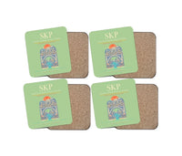 Thumbnail for Skopje International Airport SKP Coaster 4-Pieces-Set - Light Green