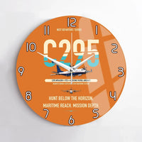 Thumbnail for Airbus C295 MPA/ASW design on orange no frame wall clock