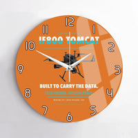 Thumbnail for Inspired Flight IF800 Tomcat design on orange no frame wall clock