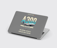 Thumbnail for Airbus A300C4-203 design on gray MacBook case