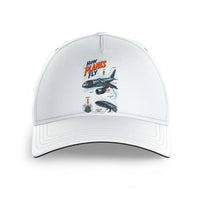 Thumbnail for How Planes Fly V2 design on white printed hat