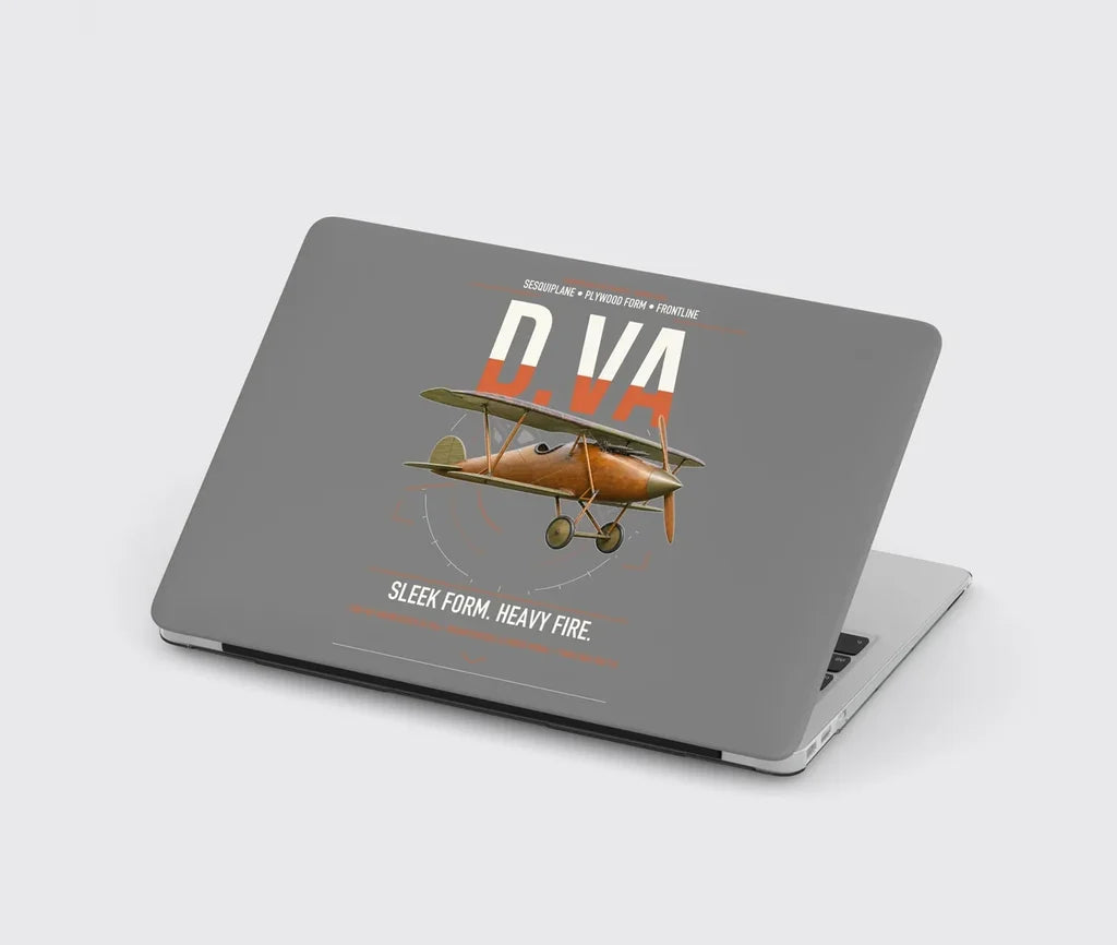 Albatros D.Va design on gray MacBook case