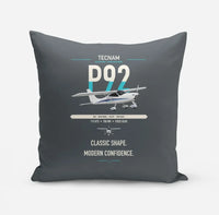 Thumbnail for Tecnam P92 Echo MkII design on gray pillow