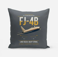 Thumbnail for FJ-4B Fury design on gray pillow