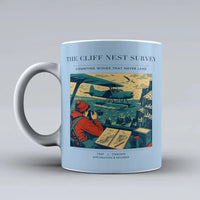 Thumbnail for VINTAGE G4363 - The Cliff Nest Survey - Ceramic Mug design on lightblue