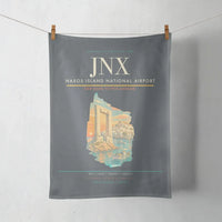 Thumbnail for Naxos Island National Airport (JNX) design on gray towel