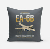 Thumbnail for EA-6B Prowler design on gray pillow