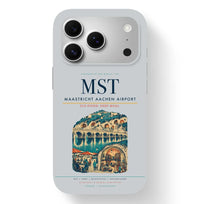 Thumbnail for Maastricht Airport (MST) design on light gray iPhone 17 Pro MagSafe case