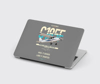 Thumbnail for Cessna A185F Skywagon design on gray MacBook case
