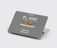 Thumbnail for Canadair CL-215T design on gray MacBook case