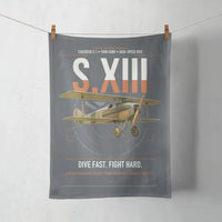 Thumbnail for SPAD S.XIII C.1 design on gray towel