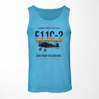 Thumbnail for F11C-2 Goshawk Dive from the High Hat design on sky blue tank top