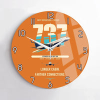 Thumbnail for Boeing 737-900ER design on orange no frame wall clock