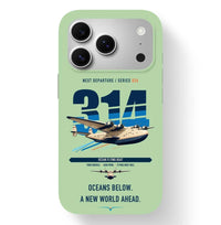 Thumbnail for Boeing 314 Clipper design on light green magsafe iphone case